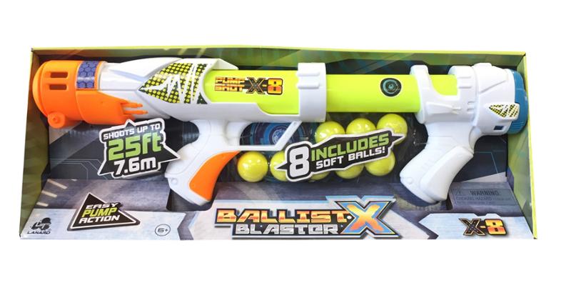 Ballist X Shooter with 8 Soft Balls