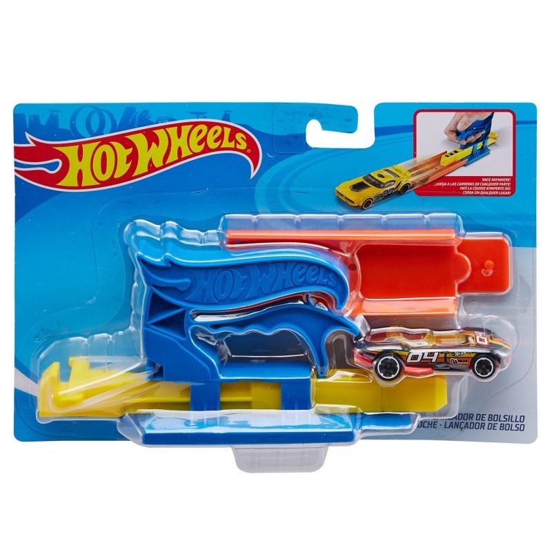 Hot Wheels Pocket Launcher Blue
