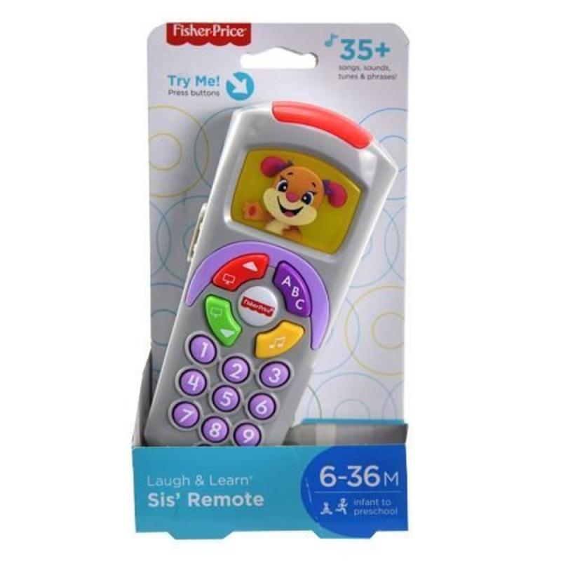 Laugh and Learn Fisher Price Sis' Remote Purple