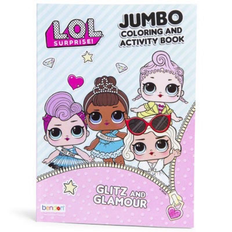 L.O.L. Surprise! Glitz and Glamour Jumbo Coloring and Activity Book