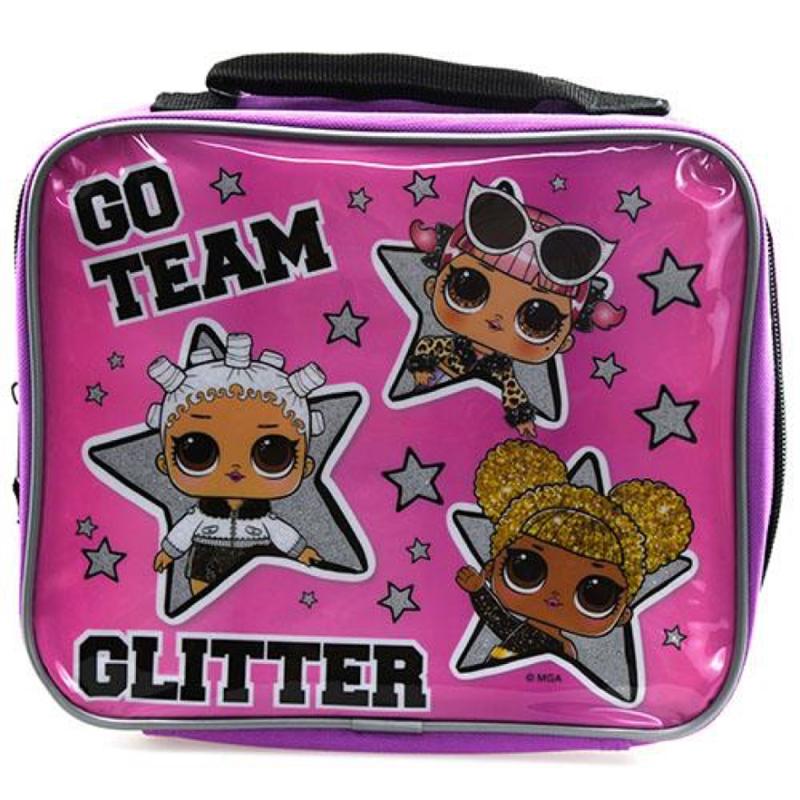 LOL Surprise Go Team Glitter Lunch Bag