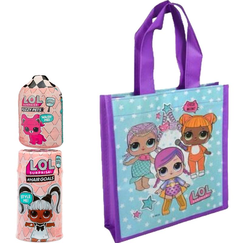 L.O.L. Surprise! Make Over Series Hair Goals, Lil’s, and Tote Bag 3 Piece Set