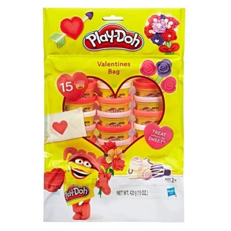 Play Doh Valentines 15 Can Bag