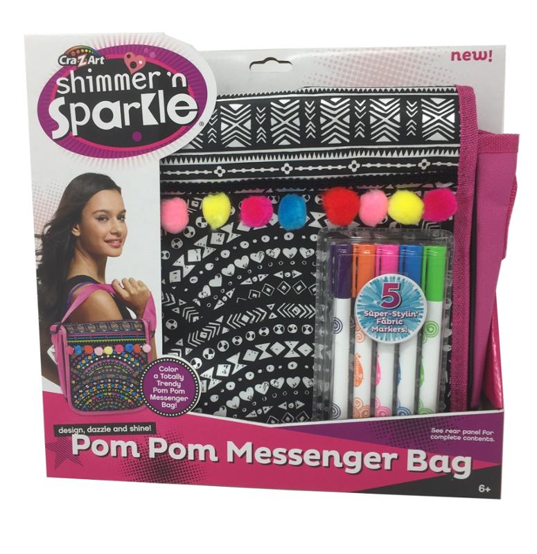 Girls Color Your Own Messenger Bag