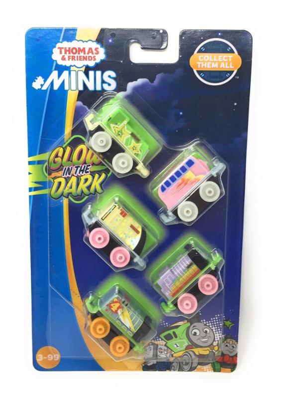 Thomas & Friends Minis Glow in The Dark Set of 5 Trains
