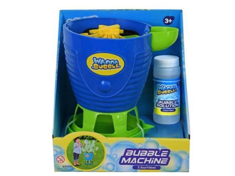 Bubble Machine Blower for Kids with Solution