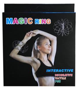Kinetic 3D Magic Flow Rings