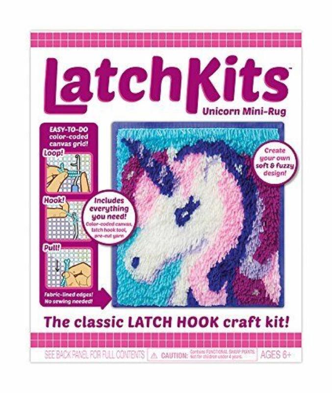 Classic Latch Hook Craft Kit- Unicorn
