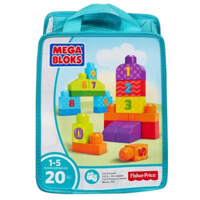 Mega Bloks Build and Learn 1 2 3 Count