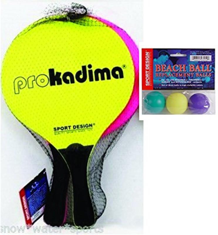 Pro Kadima Two Paddle Set Plus Replacement Smash Balls Bundle 